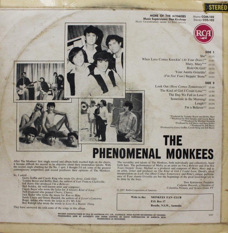 The Monkees - More Of The Monkees - COS 102