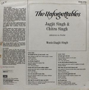 Jagjit Singh & Chitra Singh - A Milestone - ECSD 2847