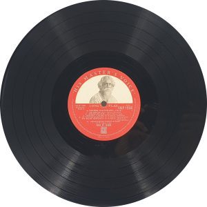 Rabindranath Tagore - The Voice Of Rabindranath Tagore - EALP 1256 - (80-85%) - CR - Bengali LP Vinyl