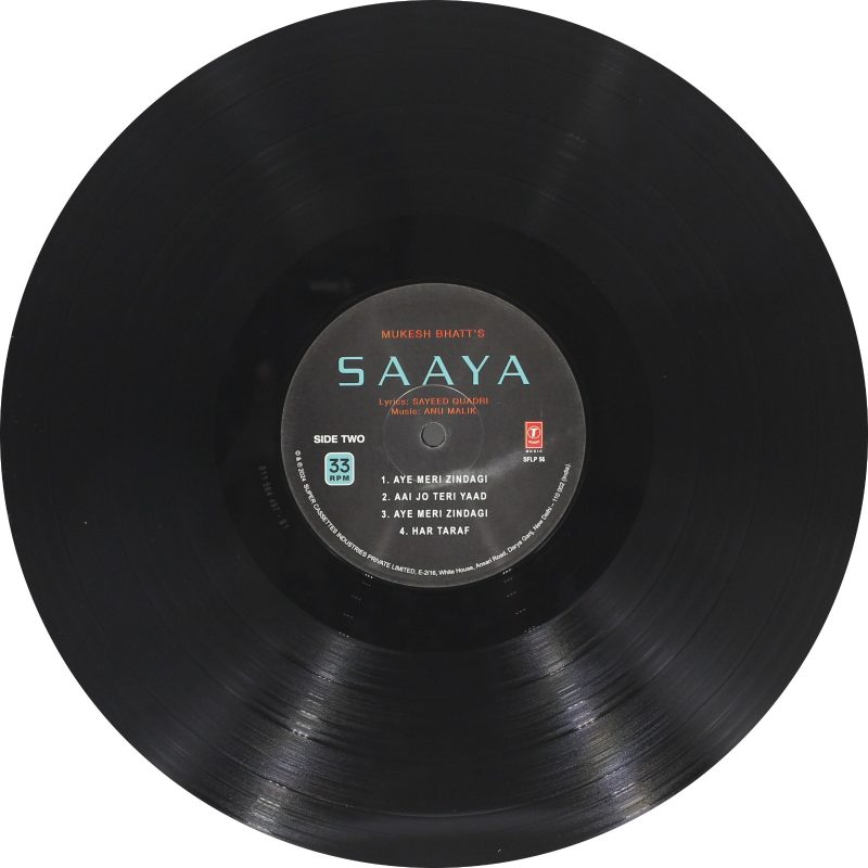 Saaya - SFLP 56 - New Release Hindi LP Vinyl Record