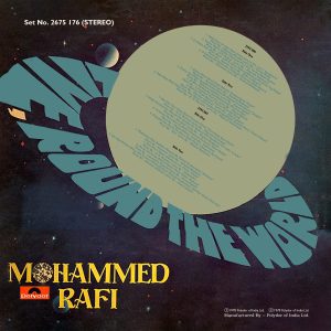 Mohd. Rafi - Live Round The World - 2675 176 - (Condition 90-95%) – Cover Reprinted - Film Hits Vinyl Record 2LP Set