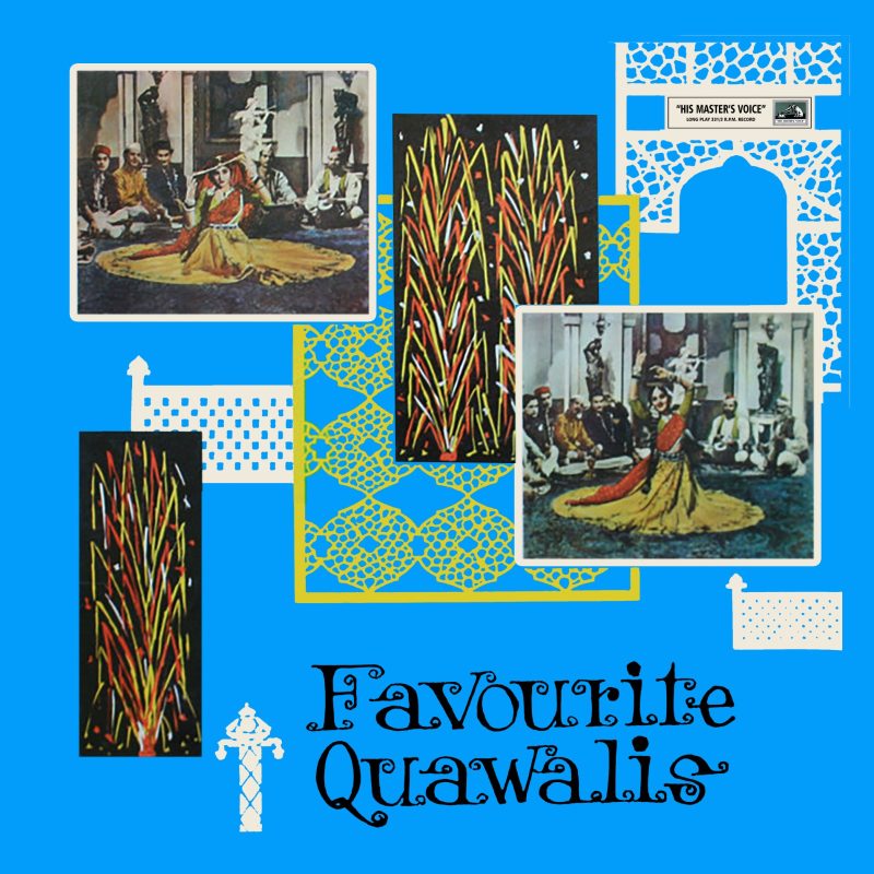 Favourite Quawalis - ECLP 2268 - HMV Red Label - (85-90%) – CR - Qawwali LP Vinyl