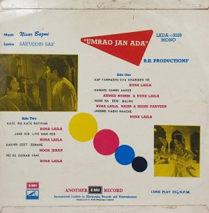 Umrao Jan Ada - LKDA 5026 - (Condition 90-95%) - Bollywood Rare LP Vinyl Record