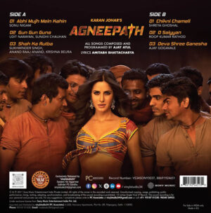 Agneepath – VS34SONY0037 – Cover Book Fold - Yellow Coloured - New Release Hindi LP Vinyl Record