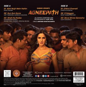 Agneepath - VS34SONY0037 - Cover Book Fold - Yellow Coloured - New Release Hindi LP Vinyl Record