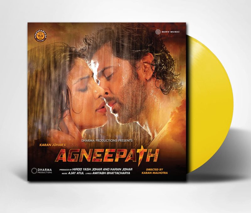 Agneepath - VS34SONY0037 - Cover Book Fold - Yellow Coloured - New Release Hindi LP Vinyl Record