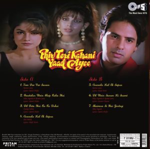 Phir Teri Kahani Yaad Aayi - New Release Hindi LP Vinyl Record