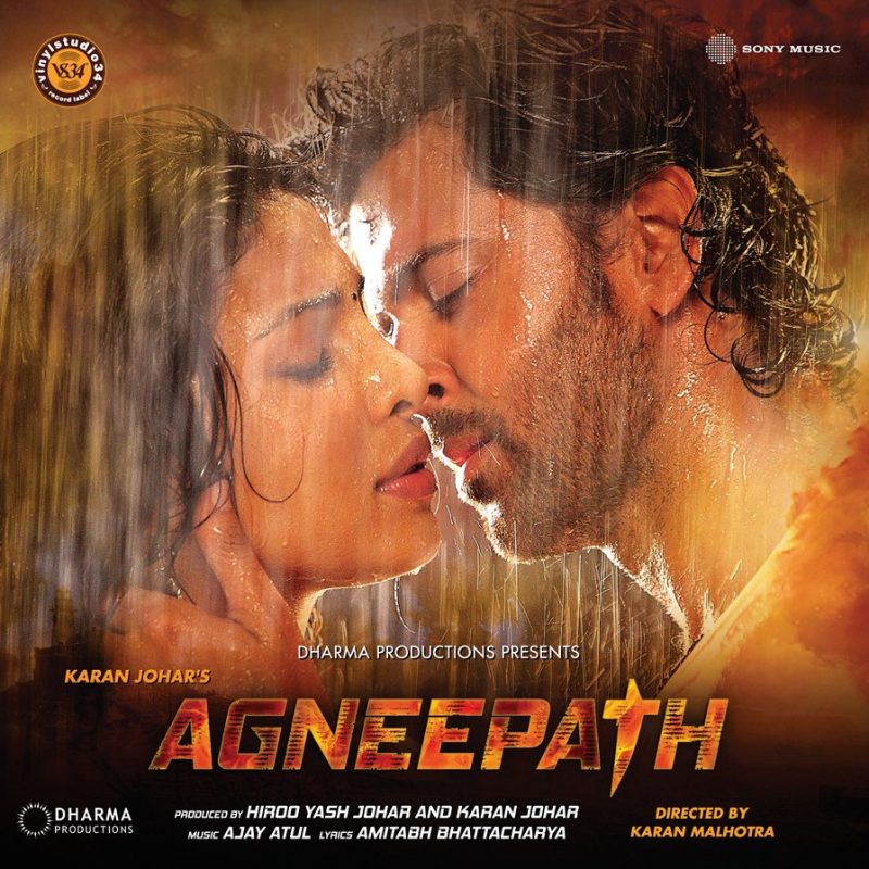 Agneepath - VS34SONY0037 - Cover Book Fold - Yellow Coloured - New Release Hindi LP Vinyl Record