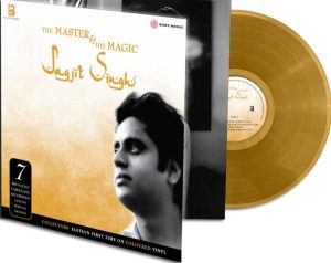 Jagjit Singh - The Master And His Magic - 198028340311 - Cover Book Fold - Record Colour - Golden - LP Record  