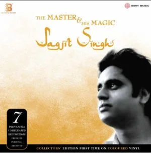 Jagjit Singh - The Master And His Magic - 198028340311 - Cover Book Fold - Record Colour - Golden - LP Record  