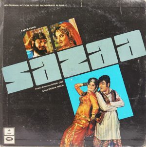 Sazaa - MOCE 4135 - (Condition 85-90%) - Odeon First Pressing - Bollywood Rare LP Vinyl Record