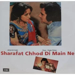 Sharafat Chhod Di Maine - ECLP 5454 - (85-90%) - CR - Bollywood Rare LP Vinyl