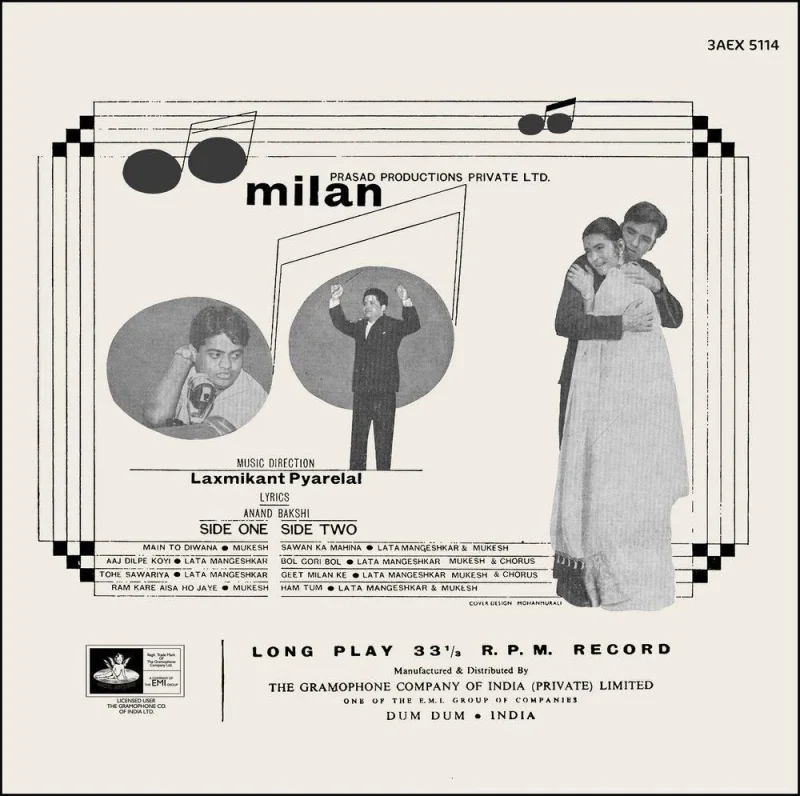 Milan - 3AEX 5114 - (Condition 75-80%) - Angel First Pressing -  LP Record