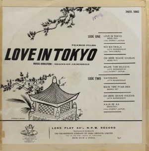 Love In Tokyo - 3AEX 5082 - (Condition - 80-85%) - Angel First Pressing - LP Record