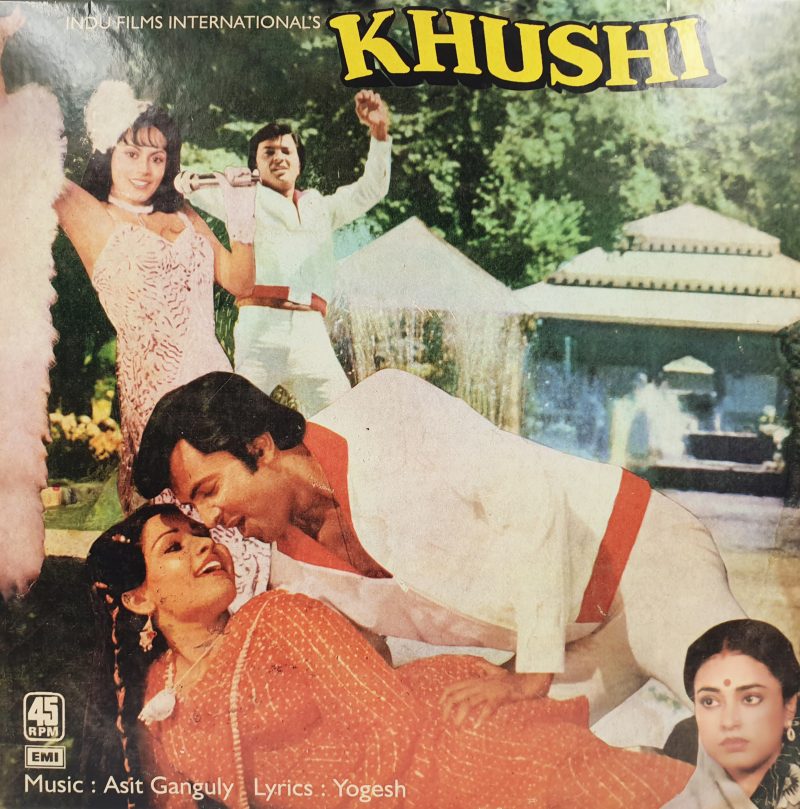 Khushi - 45 NLP 3033 - (Condition 85-90%) – Cover Reprinted - Bollywood Rare LP Vinyl Record