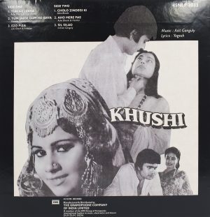 Khushi - 45 NLP 3033 - (Condition 85-90%) – Cover Reprinted - Bollywood Rare LP Vinyl Record