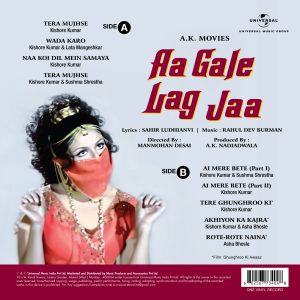 Aa Gale Lag Jaa – 60256773404 - New Release Hindi LP Vinyl Record