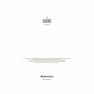 Pet Shop Boys - Behaviour - 0190295821746 - New Released English LP Vinyl Record 