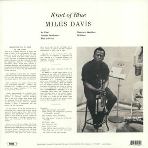 Miles Davis - Kind Of Blue - DOL725HB - Blue Coloured - LP Record