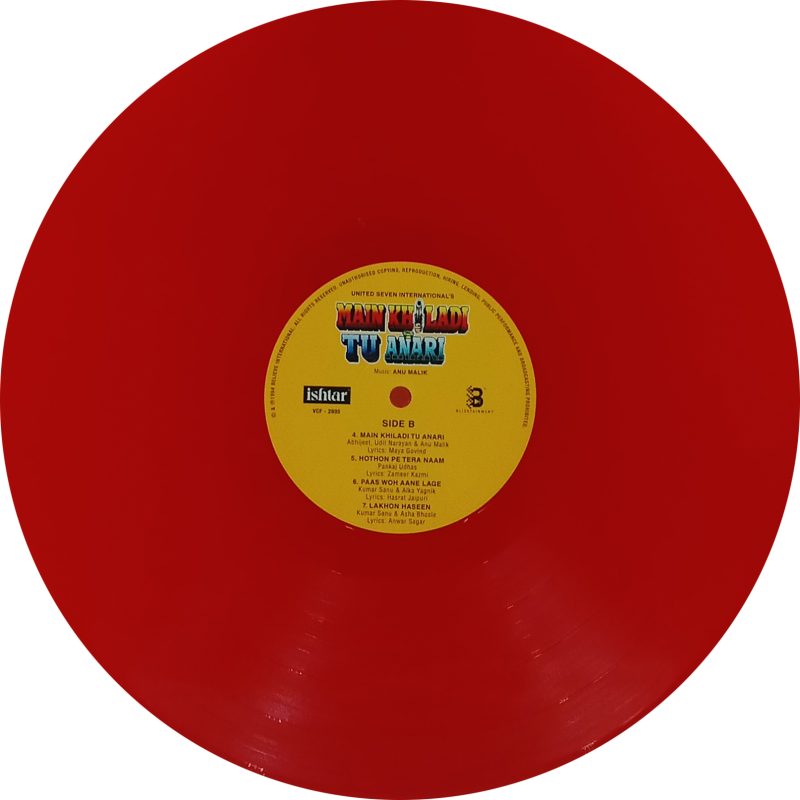 Main Khiladi Tu Anari - VCF 2895N - New Release Hindi LP Vinyl Record