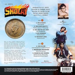 Sholay - 602547905369 - New Release Hindi LP Vinyl Record