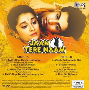 Jaan Tere Naam - TMPM 009 - New Release Hindi LP Vinyl Record