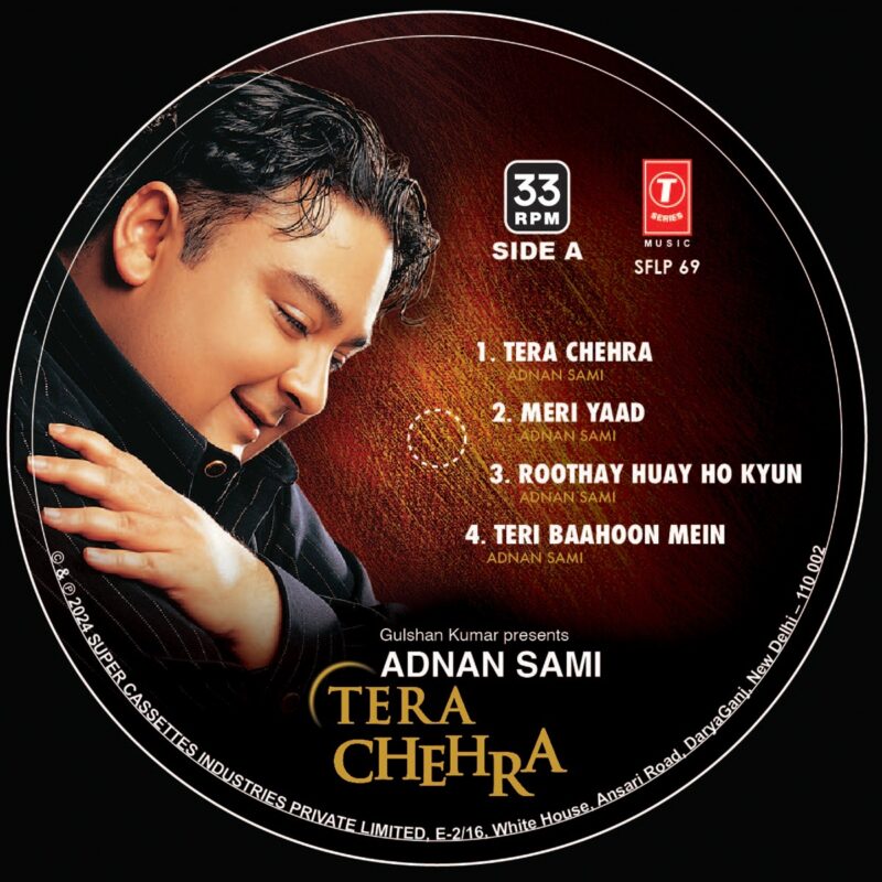 Adnan Sami - Tera Chehra - SFLP 69 - Cover Book Fold - LP Record