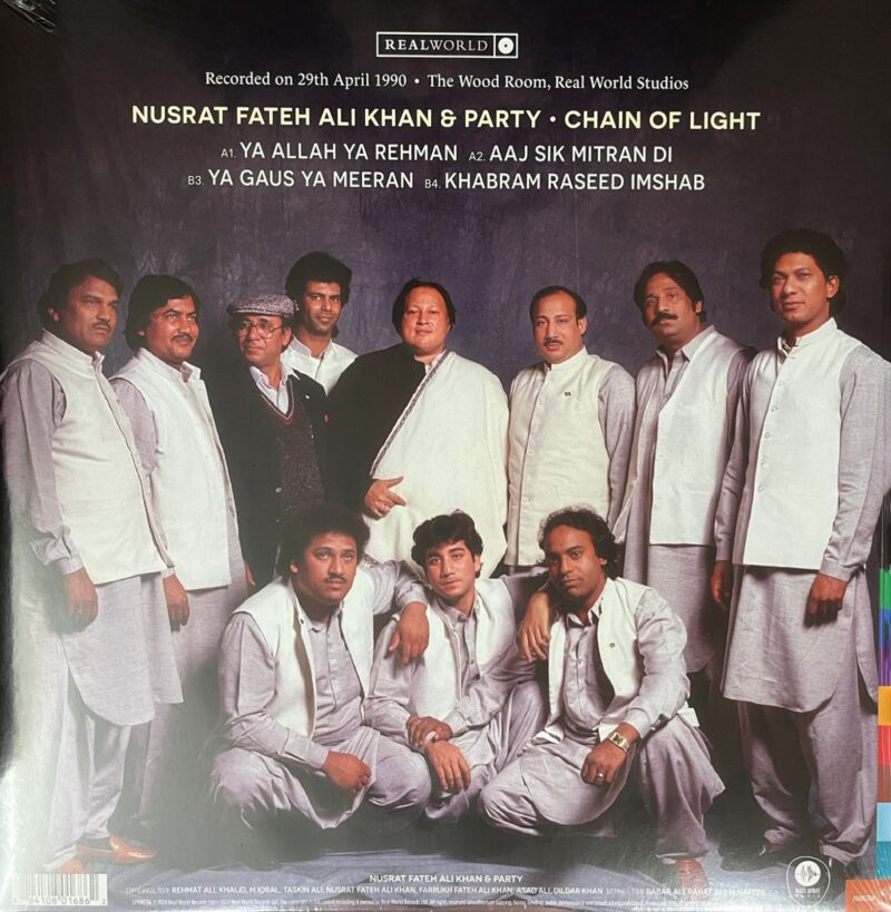 Nusrat Fateh Ali Khan & Party - Chain of Light - New Released Hindi LP Vinyl Record  