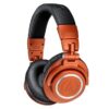 Audio-Technica ATH-M50xBT2MO Wireless Over-Ear Headphones, Lantern Glow Metallic Orange