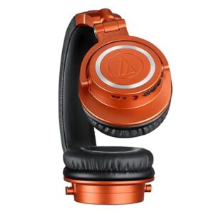 Audio-Technica ATH-M50xBT2MO Wireless Over-Ear Headphones, Lantern Glow Metallic Orange