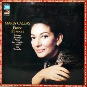 Maria Callas - Eroine Di Puccini - 3C 069 00417 - (Condition - 80-85%) - Cover Triple Fold - LP Record