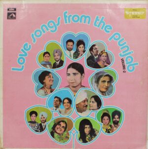 Love Songs From The Punjab (Volume-2) - EASD 1703 - (Condition 80-85%) - Punjabi Folk LP Vinyl Record