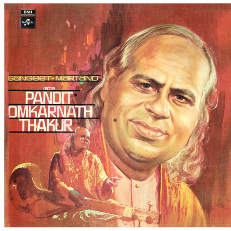 Omkarnath Thakur - Sangeet Martand - 33ECX 3301 - (Condition - 90-95%) - Cover Reprinted - LP Record Omkarnath Thakur (June 24, 1897 - December 29, 1967) was an influential Indian educator, musicologist, and Hindustani classical singer. He is famously known as "Pranav Rang", his pen-name. A disciple of classical singer Vishnu Digambar Paluskar of Gwalior gharana, Record Details Title Omkarnath Thakur - 33ECX 3301 Singer Omkarnath Thakur Album Releasing Year 1971 Manufacturing Year 1971 Genre Indian Classical (Vocal) Language Hindi Label Columbia Made In India Manufacture The Gramophone Company Of India Limited Serial No. 33 ECX 3303 Side One · Mare Dere Aao - Raga Desi Todi Omkarnath Thakur Side Two · Main Nahin Makhan Khayo - Bhajan (Surdas) Omkarnath Thakur Specification Size 12 Inches Speed 33 RPM Record Condition 90-95% Cover Condition Excellent (Reprinted)