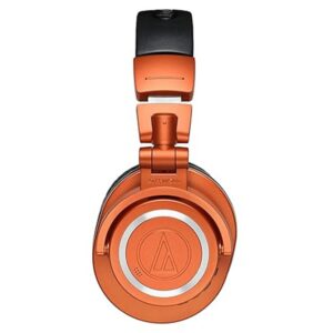 Audio-Technica ATH-M50xBT2MO Wireless Over-Ear Headphones, Lantern Glow Metallic Orange