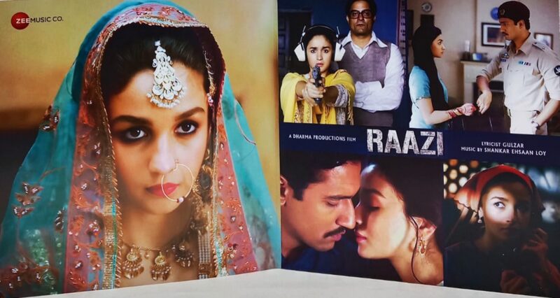 Raazi - RS18ZEE005 - Cover Book Fold - LP Record