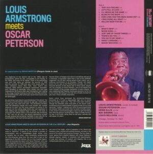 Louis Armstrong Meets Oscar - 350204 - New Release English Vinyl LP
