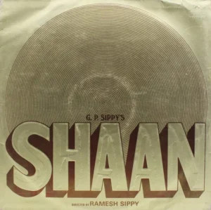 Shaan - 2392 239 - (90-95%) - Cover Triple Fold - Bollywood Rare LP Vinyl Record