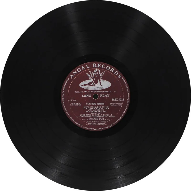 Mere Mehboob - 3AEX 5028 - (70-75%) - Angel First Pressing - LP Record