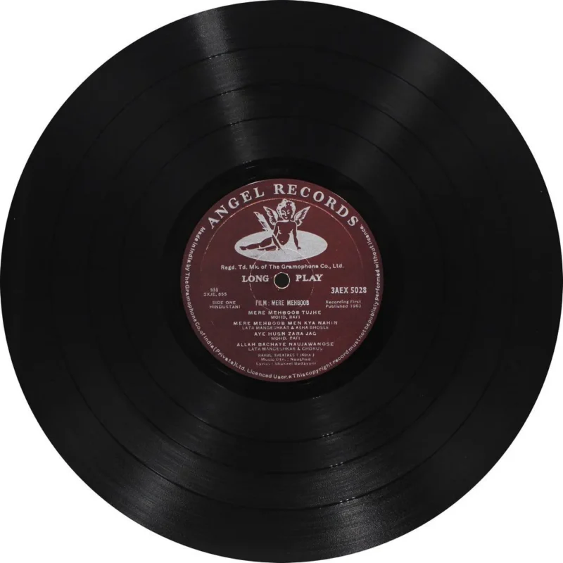 Mere Mehboob - 3AEX 5028 - (70-75%) - Angel First Pressing - LP Record