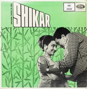 Shikar - 3AEX 5179 - (85-90%) - Odeon First Pressing - Bollywood Rare LP Vinyl
