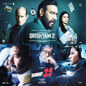 Drishyam 2 & Runway 34 - New Release Hindi LP Vinyl