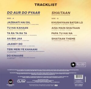 Do Aur Do Pyaar & Shaitaan - PMV2501 - LP Record