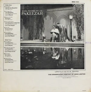 Pakeezah - MOCE 4121 - (80-85%) - Odeon First Pressing - Bollywood Rare LP Vinyl Record
