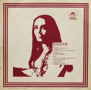 Daliah Lavi - Daliah - 2310 052 - (85-90%) - English Song Vinyl LP Record