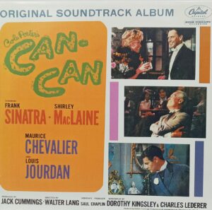 Can Can Frank Sinatra & Shirley MacLaine - W 1301 - (90-95%) - CR - English Songs LP Vinyl Record