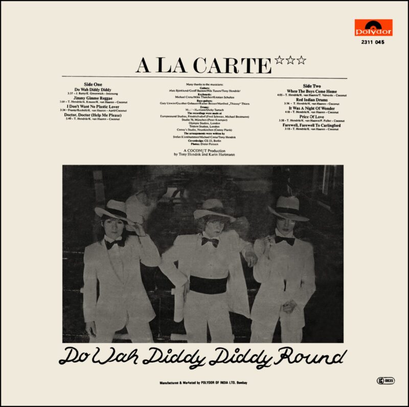 Ala Carte - 2311 045 - (85-90%) - CR - English LP Vinyl