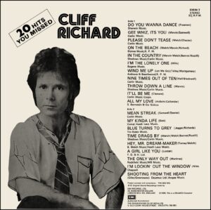 Cliff Richard - 20 Hits You Missed - EMIN 7 - (90-95%) - CR - English LP Vinyl