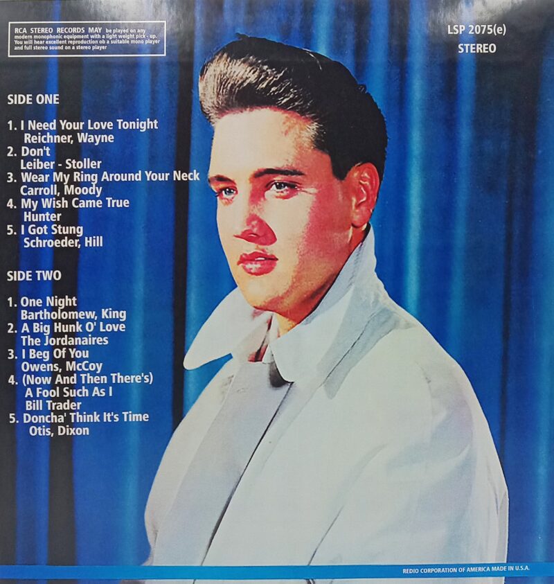 50,000,000 Elvis Fans Can't Be Wrong - Vol.2 - LSP 2075(e) - (90-95%) - CR - English LP Vinyl