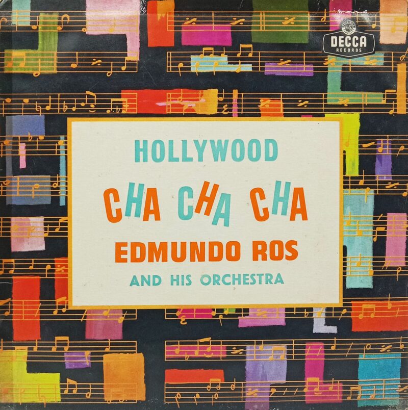 Edmundo Ros & His Orchestra - Hollywood Cha Cha Cha - LK 4298 - (85-90%) - English Song LP Vinyl Record