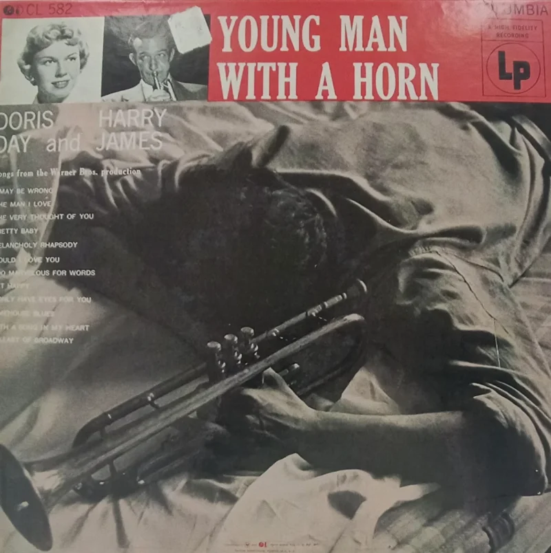 Doris Day And Harry James - Young Man With A Horn - CL 582 - (85-90%) - English Song LP Vinyl Record